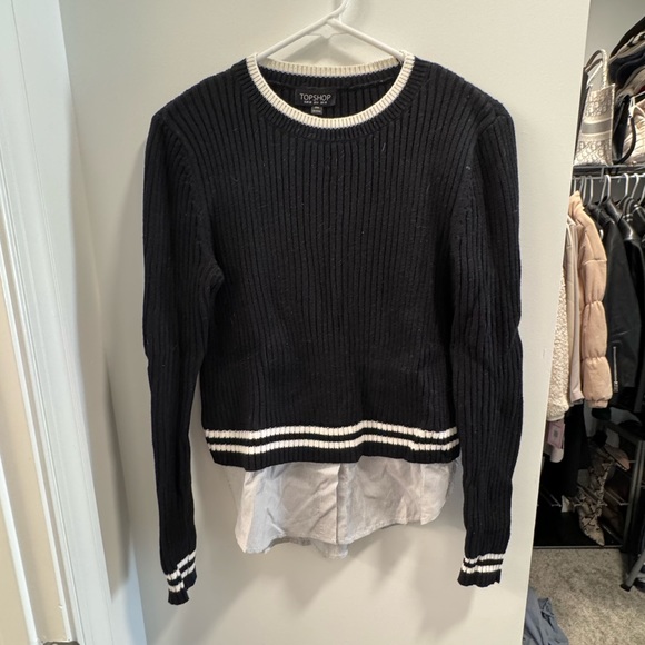 Topshop Layered Sweater - Picture 1 of 9